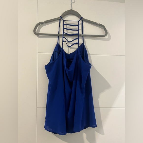 Beaded Flowy Tank Top - Picture 2 of 2